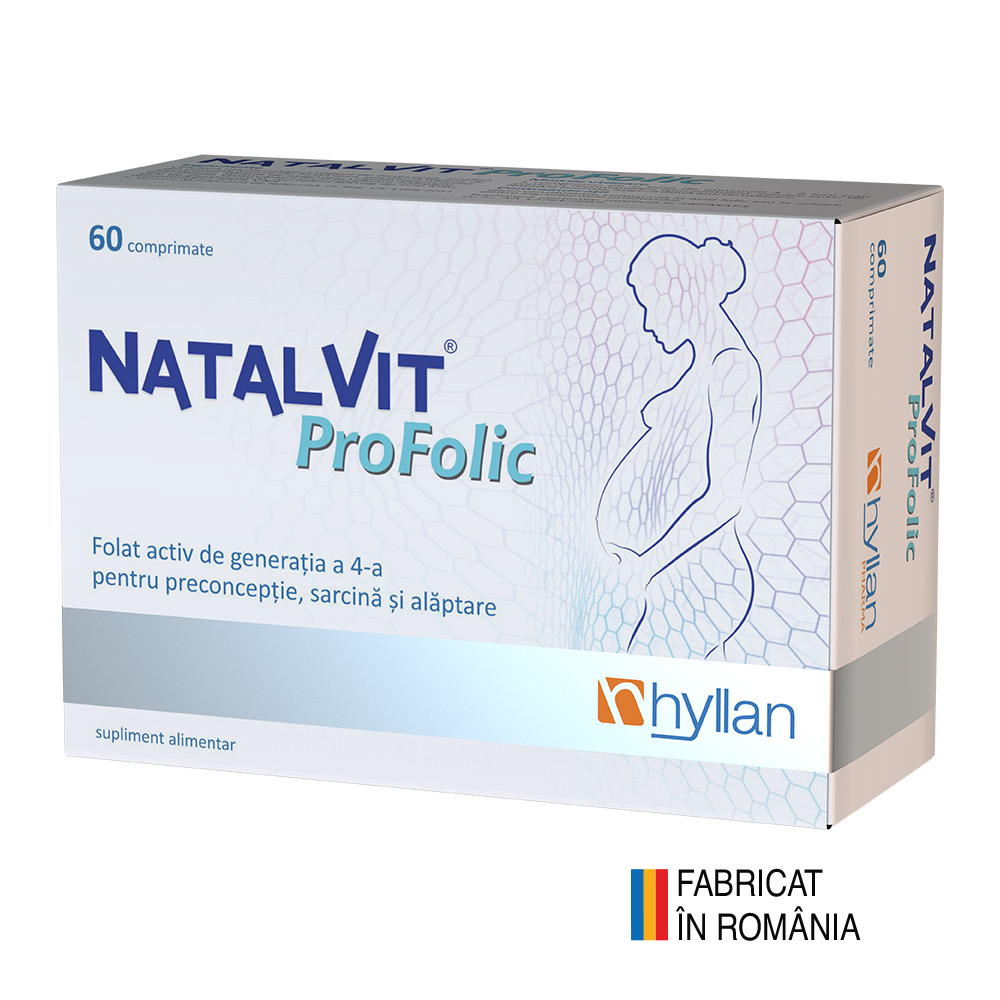 Natalvit Profolic, 60 comprimate, Hyllan - Pret Avantajos | Minifarm