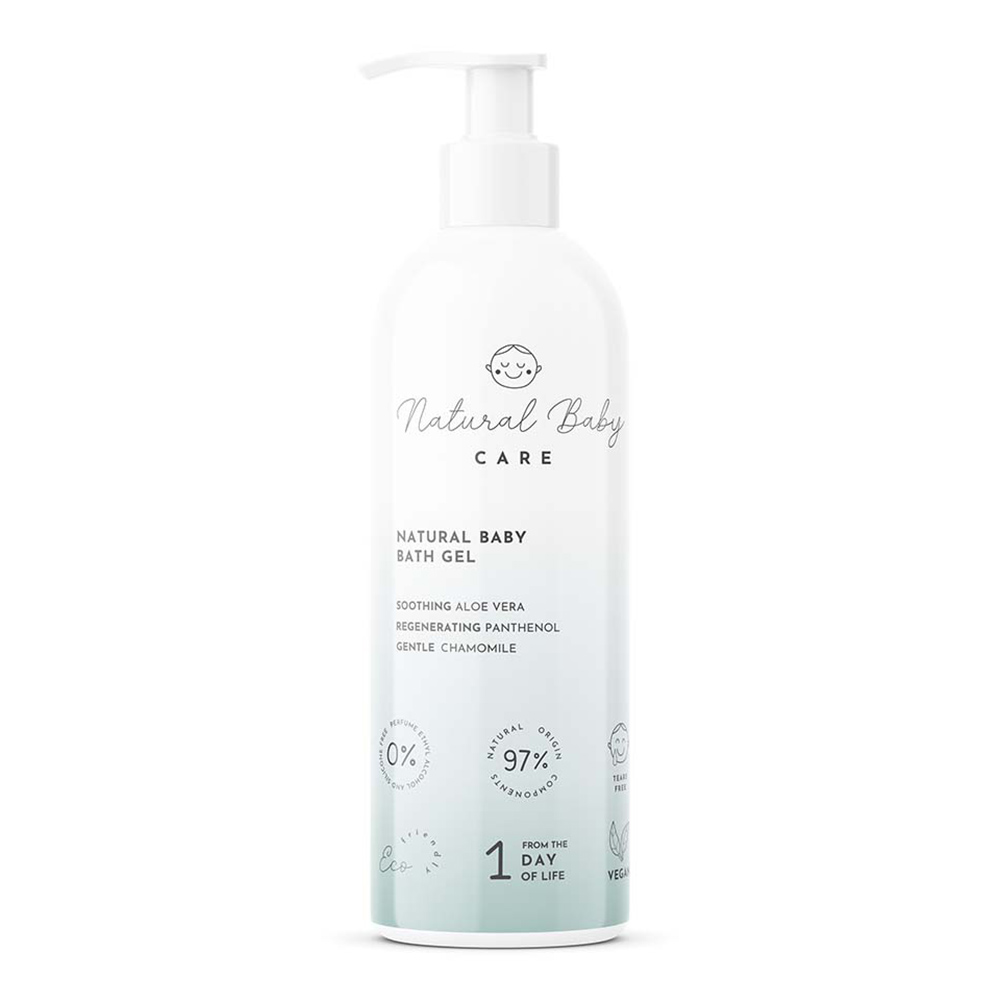 Gel de Dus Natural pentru Bebelusi, 200ml, Natural Baby Care