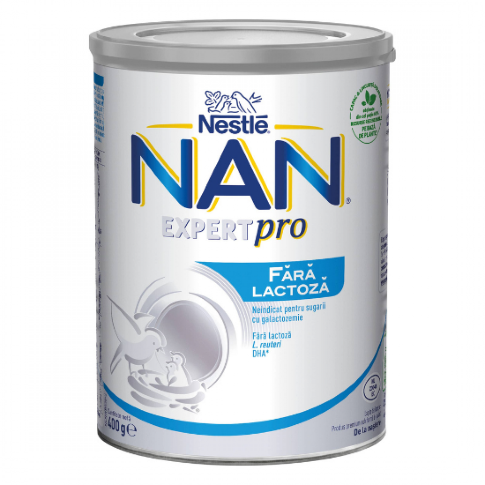 Lapte praf fara lactoza NAN ExpertPro 0 luni+, 400g, Nestle