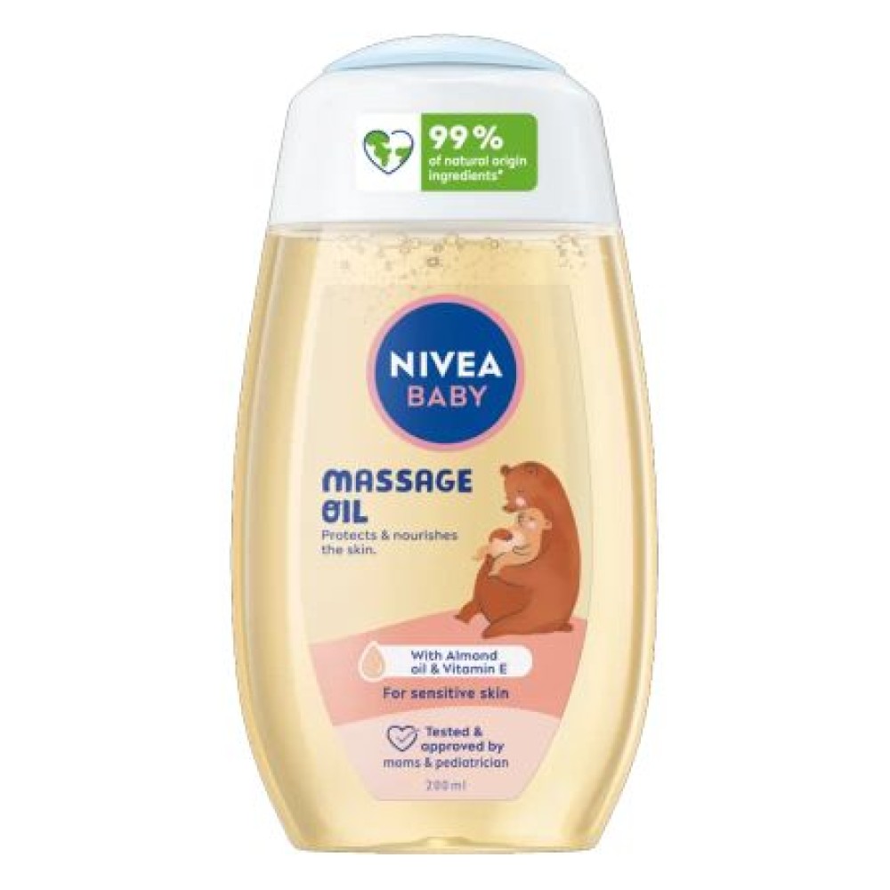 Ulei Masaj cu Migdale si Vitamina E, 200ml, Nivea Baby