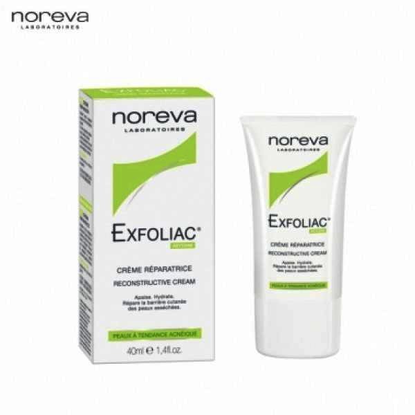 Crema hidratanta reparatoare Exfoliac, 40 ml, Noreva