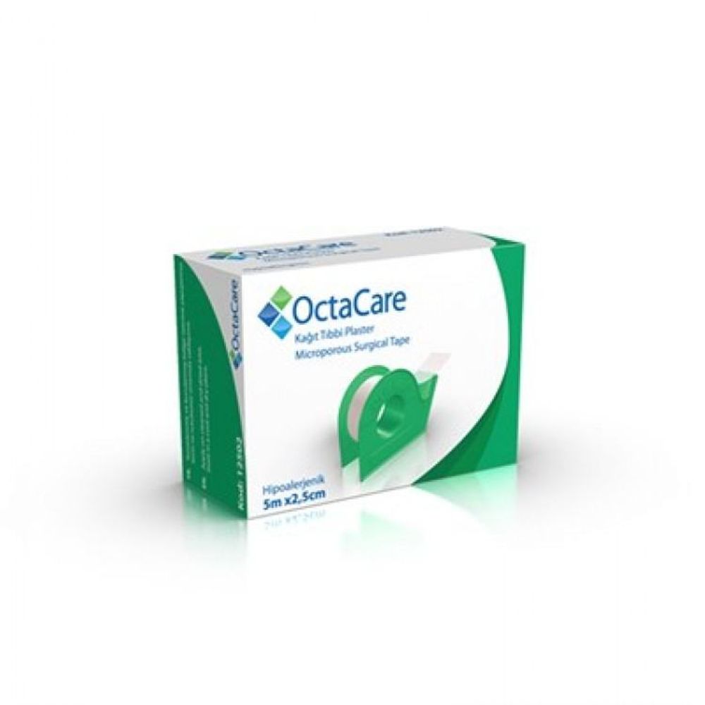 Octacare Banda Adeziva Suport Plastic 5m x 2.5 cm