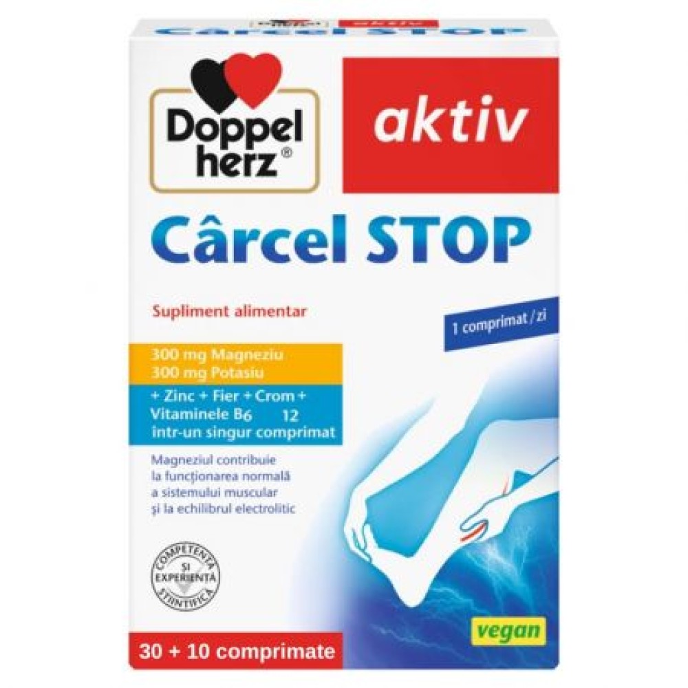 Pachet Aktiv Carcel Stop, 30 comprimate + 10 comprimate Gratis, Doppelherz