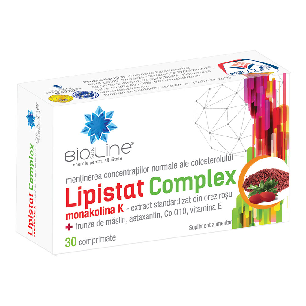Pachet Lipistat Complex - comprimate x 30 -Helcor (1+1 Oferta)