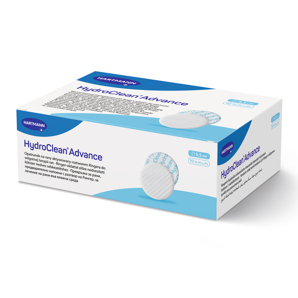 Pansament activat pentru terapia umeda HydroClean Advance 5.5 cm (609766), 10 bucati, Hartmann