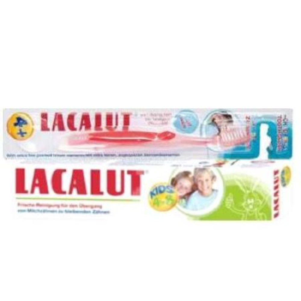 Pasta de dinti - Lacalut Kids, 4-8 ani, 50 ml, Theiss Naturwaren