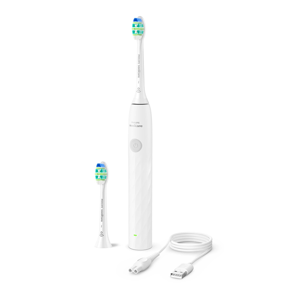 Periuta Electrica 1100 Sonicare HX3902/01+2 Rezerve, Alb, Philips