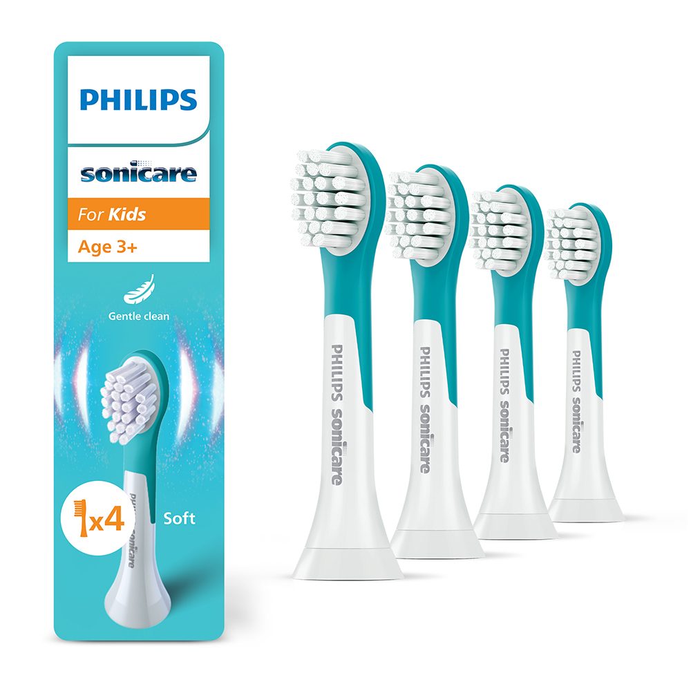Rezerva Periuta Electrica Kids +3ani HX6034/90, 4 buc, Philips Sonicare