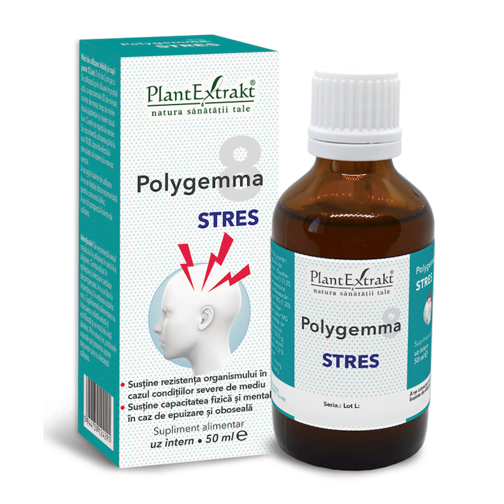 Polygemma 8, Stress, 50 ml, Plant Extrakt