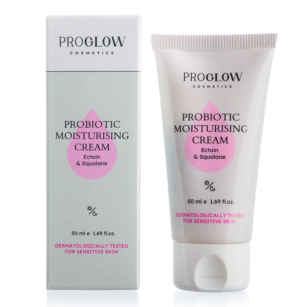 Crema hidratanta Probiotic cu Postbiotice, Ectoină și Squalan 50 ml, ProGlow
