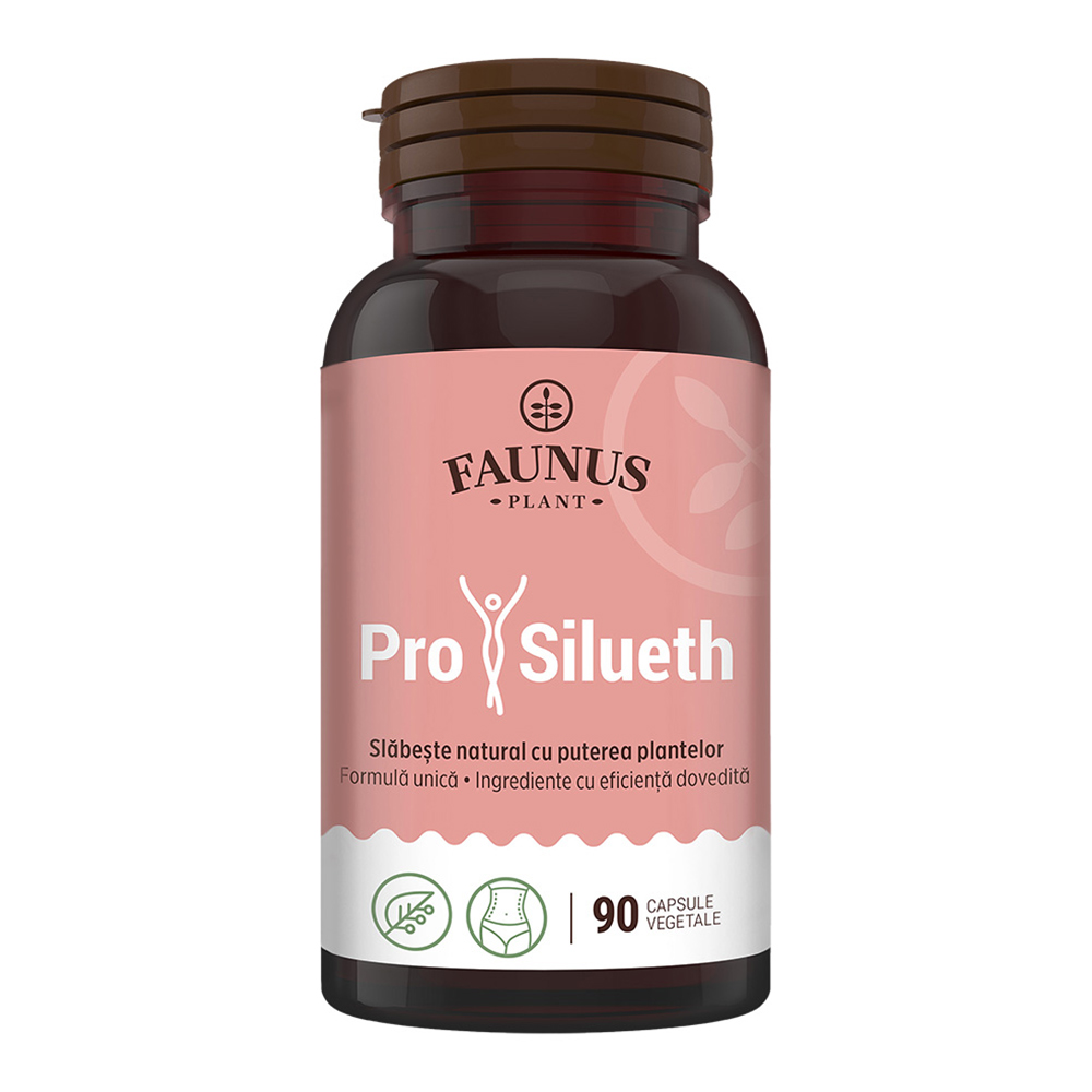 ProSilueth, 90 capsule vegetale, Faunus Plant