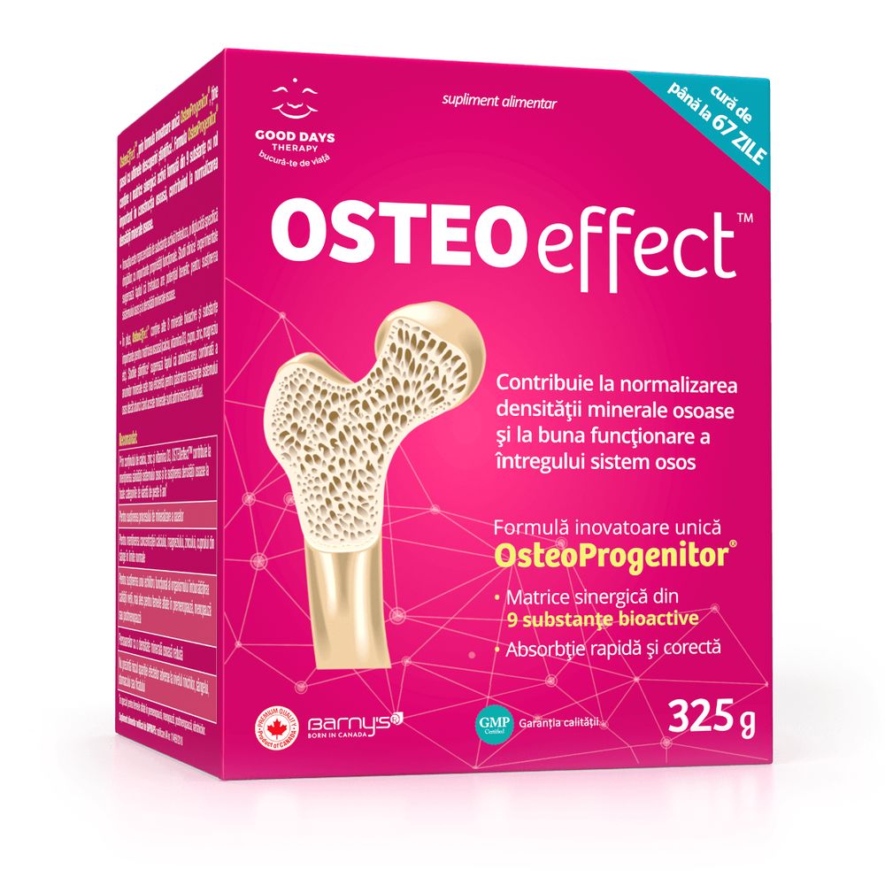 Pulbere hidrosolubila OsteoEffect, 325gr, Good Days Therapy