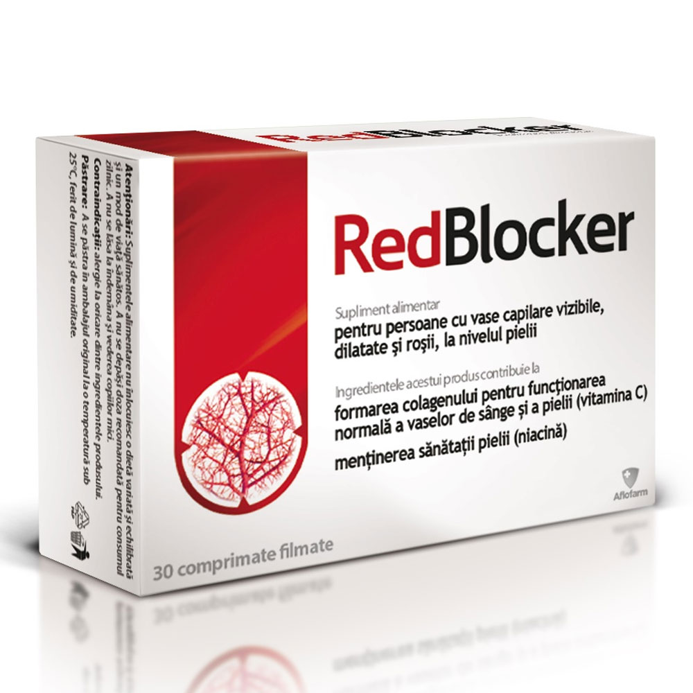 RedBlocker, 30 comprimate filmate, Aflofarm