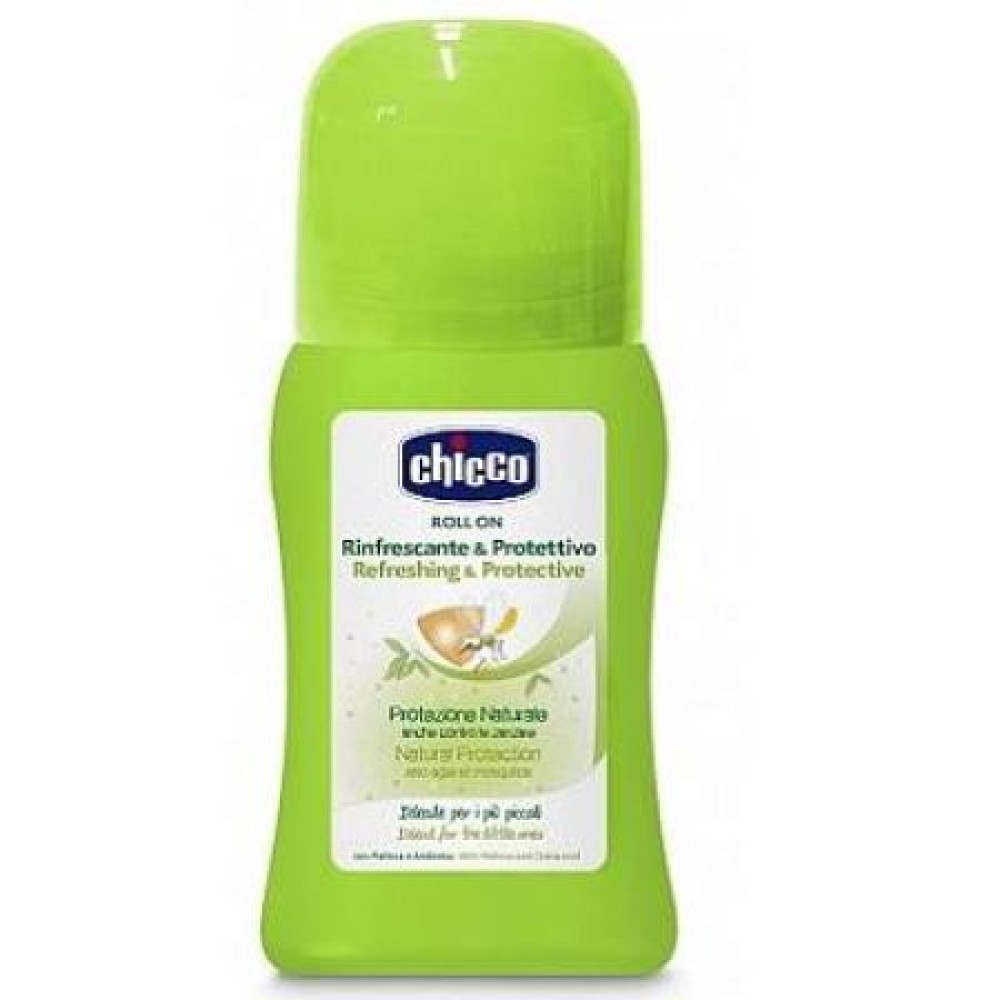 Roll On anti-tantari cu efect revigorant si protector, +6 luni, 60 ml, Chicco