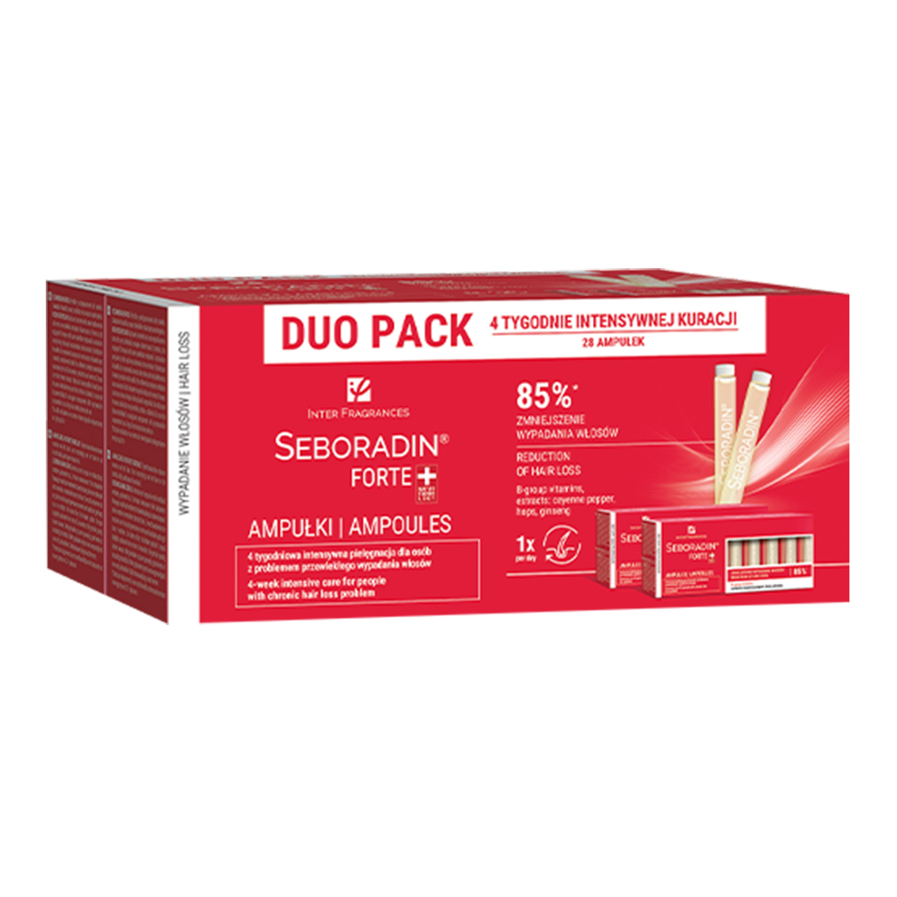 Tratament Intensiv Forte Plus 5.5ml, 28 flacoane, Seboradin