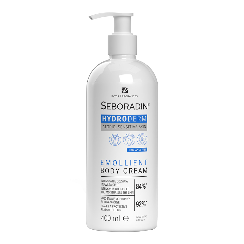 Crema Emolienta pentru Corp Hydroderm, 400ml, Seboradin
