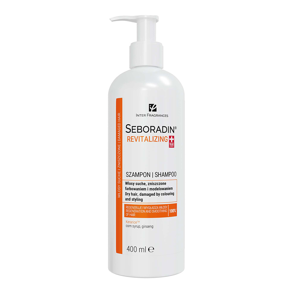 Sampon Revitalizant pentru par uscat si deteriorat, 400 ml, Seboradin