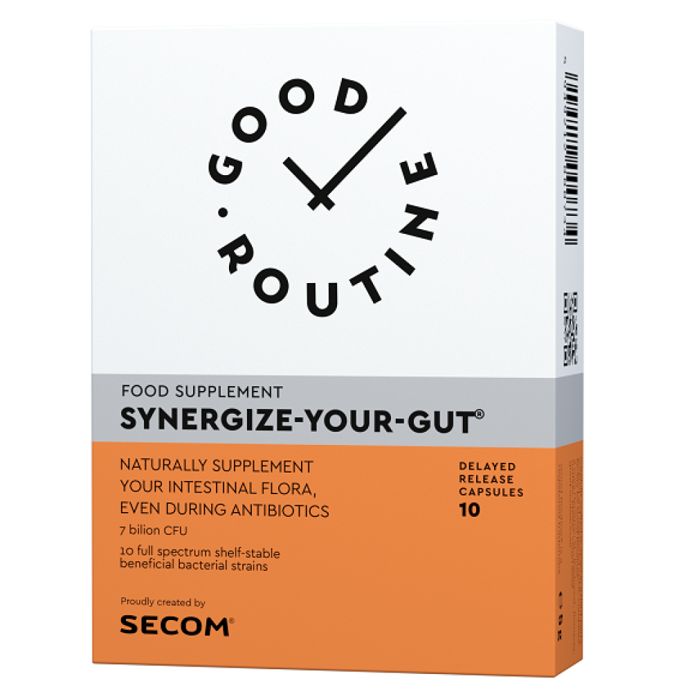 Good Routine Synergize-Your-Gut, 10 capsule, Secom