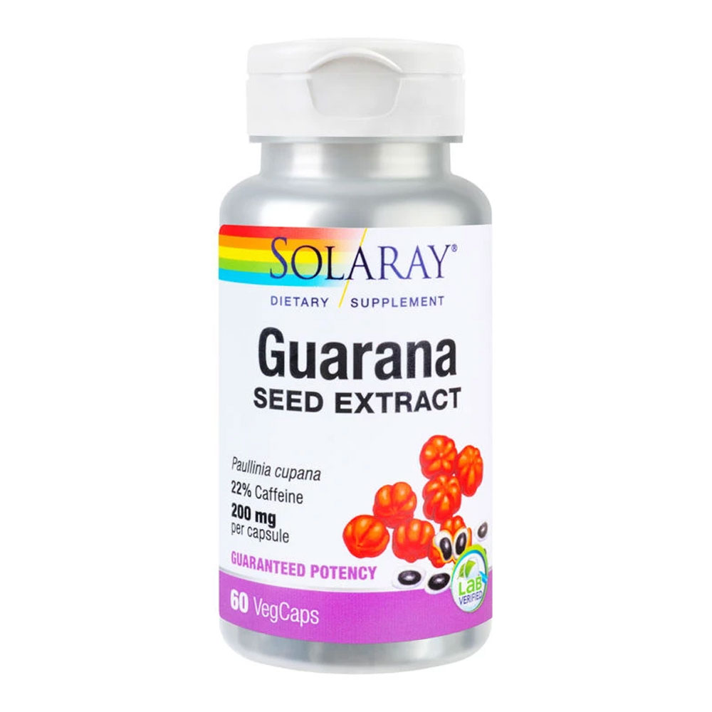 Guarana 200 mg, 60 capsule vegetale, Secom