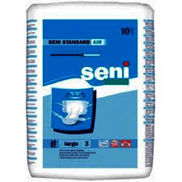 Scutece cu sistem inchis Super Seni, Large, 10 bucati, Seni