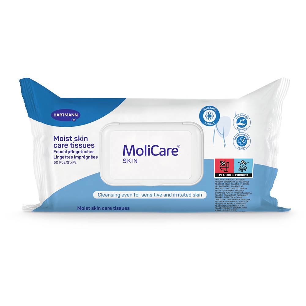Servetele umede pentru igiena pielii MoliCare Skin (995082), 50 bucati, Hartmann