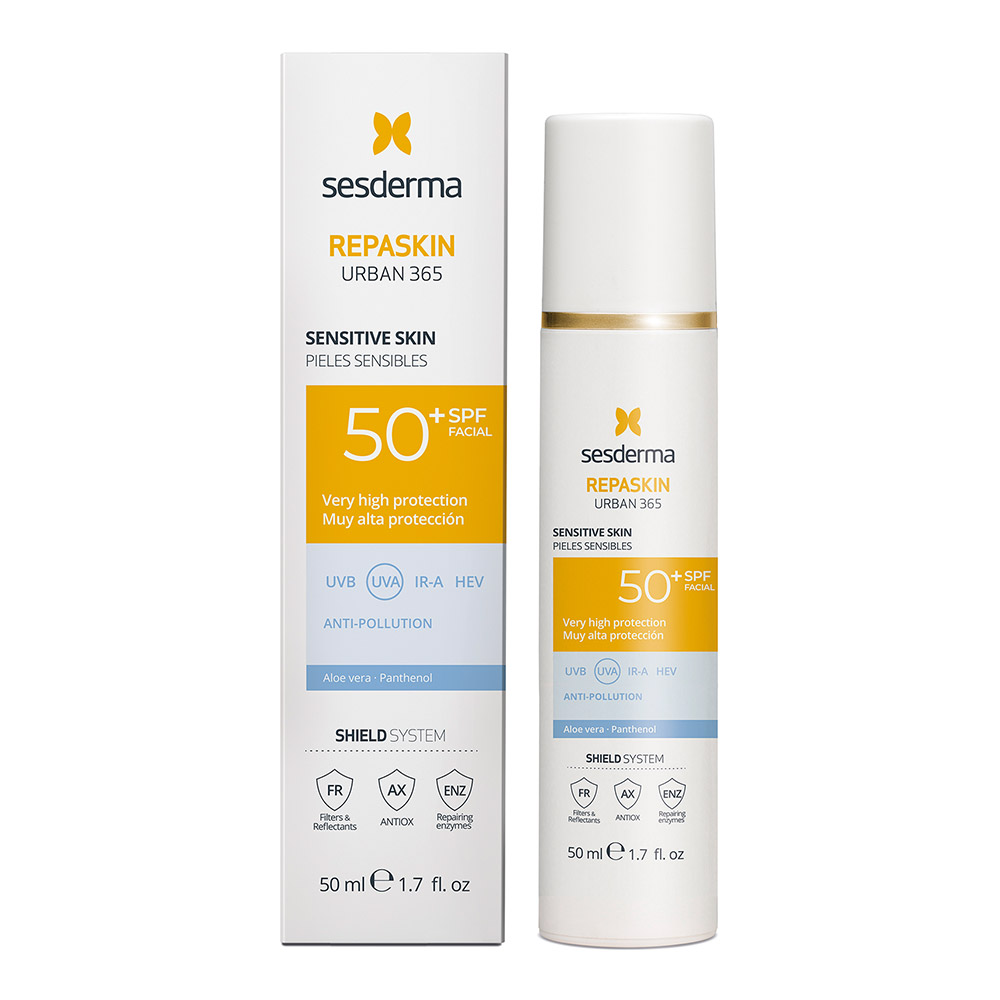 Repaskin Urban 365 Sensitive Skin Crema Fata SPF50+, 50ml, Sesderma