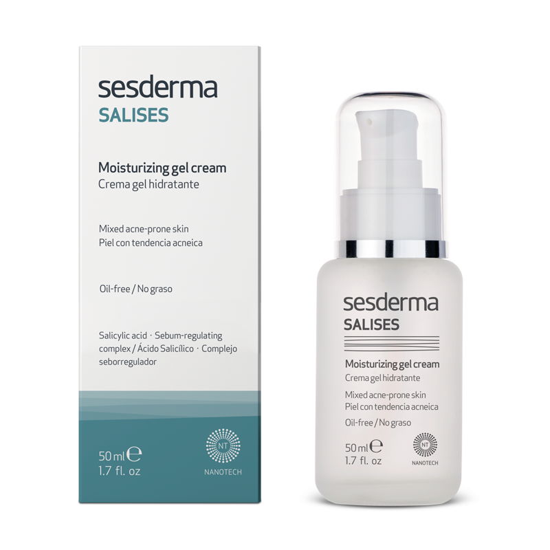 Crema-gel hidratanta pentru ten normal-mixt Salises, 50 ml, Sesderma