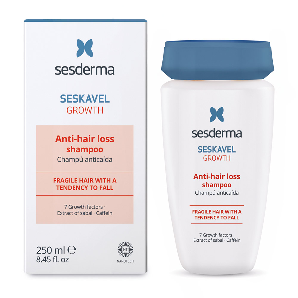 Sampon impotriva caderii parului Seskavel Growt, 250 ml, Sesderma