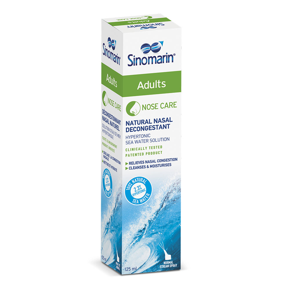 Spray nazal decongestionant pentru adulti, 125 ml, Sinomatin
