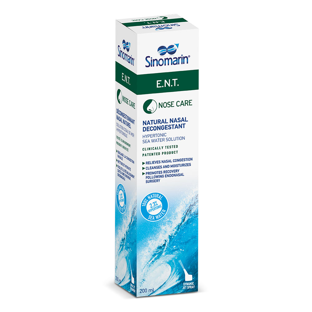 Spray decongestionant nazal hipertonic Sinomarin ENT, 200 ml, Gerolymatos International