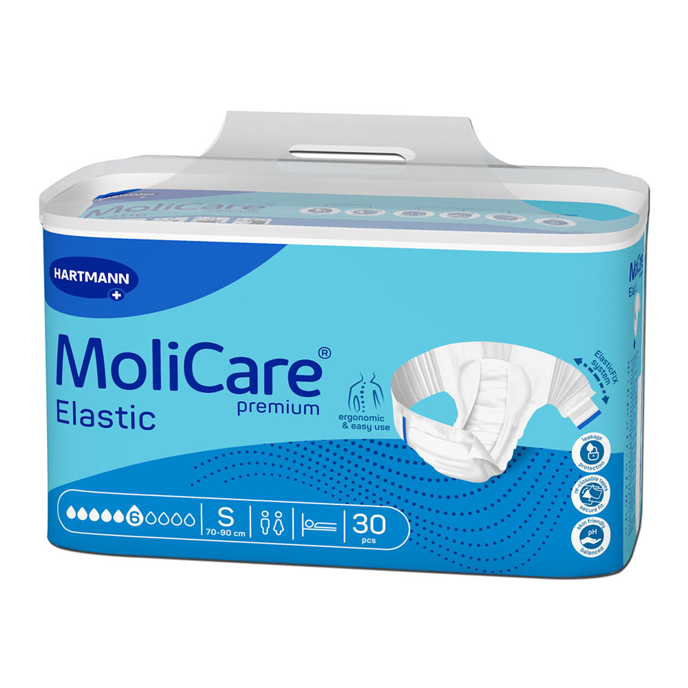 Slip pentru incontinenta MoliCare Premium Elastic 6 PIC marime S (165271), 30 bucati, Hartmann