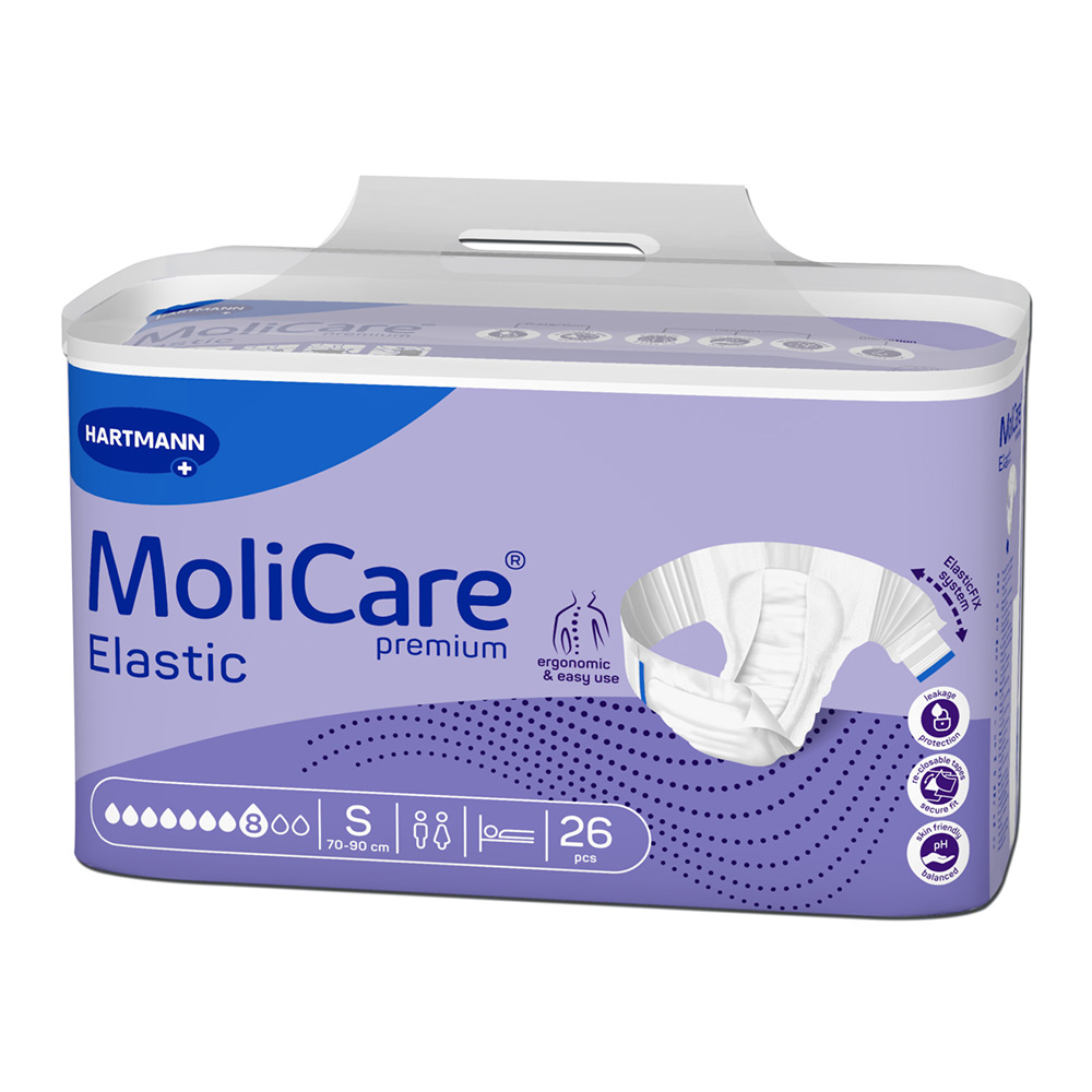 Slip pentru incontinenta MoliCare Premium Elastic 8 PIC marime S (165471), 26 bucati, Hartmann