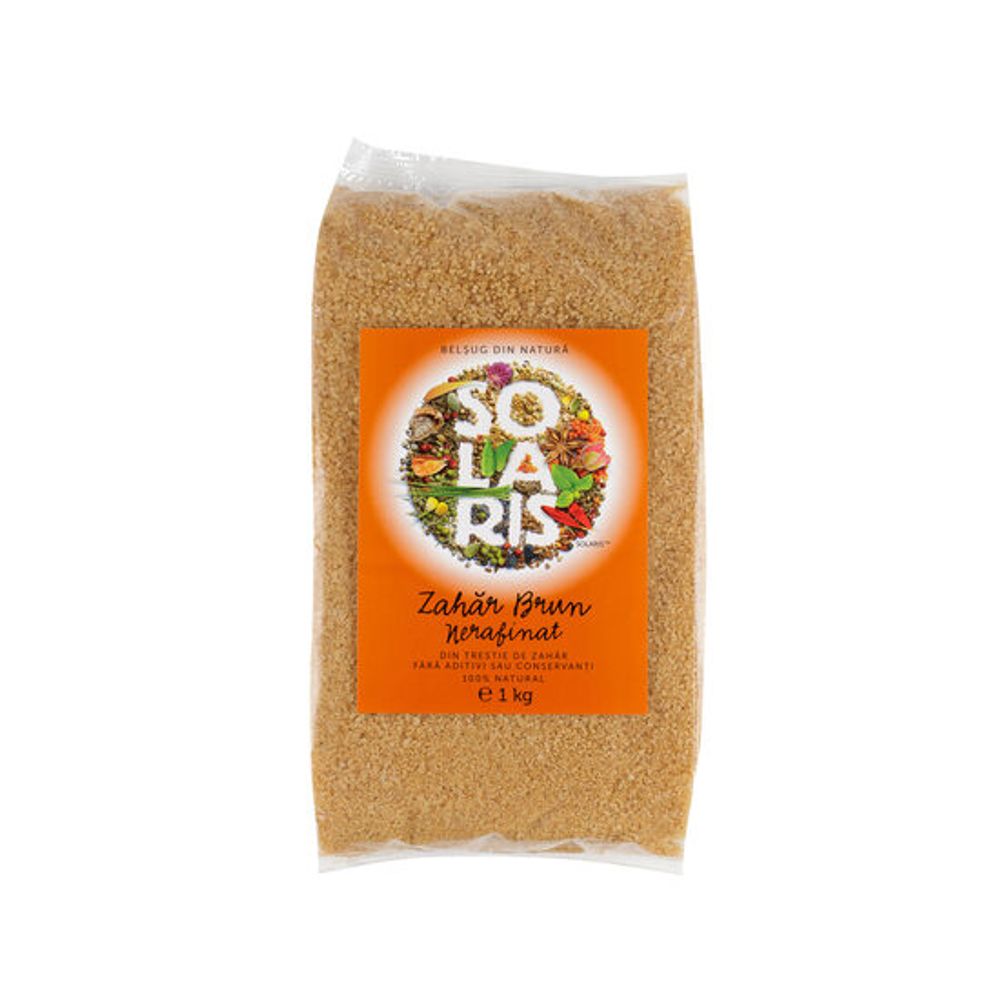 Solaris Zahar Brut din Trestie de Zahar x 1Kg