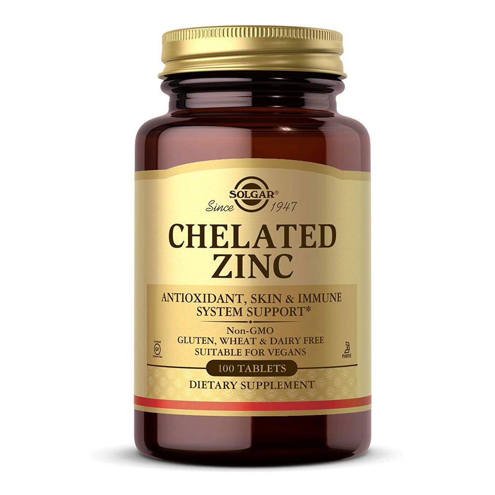 Zinc Chelat 22mg, 100 tablete, Solgar