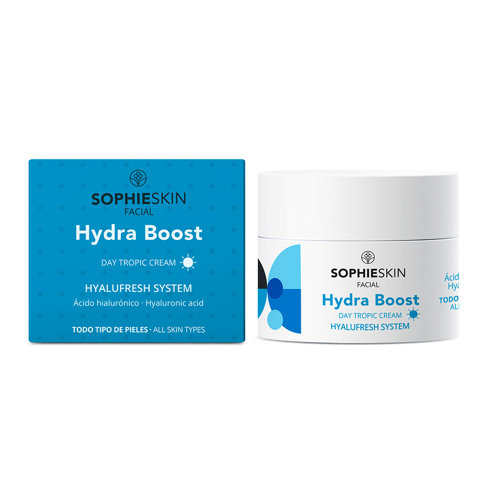Crema de zi cu acid hialuronic Hydra Boost, 50 ml, Sophieskin