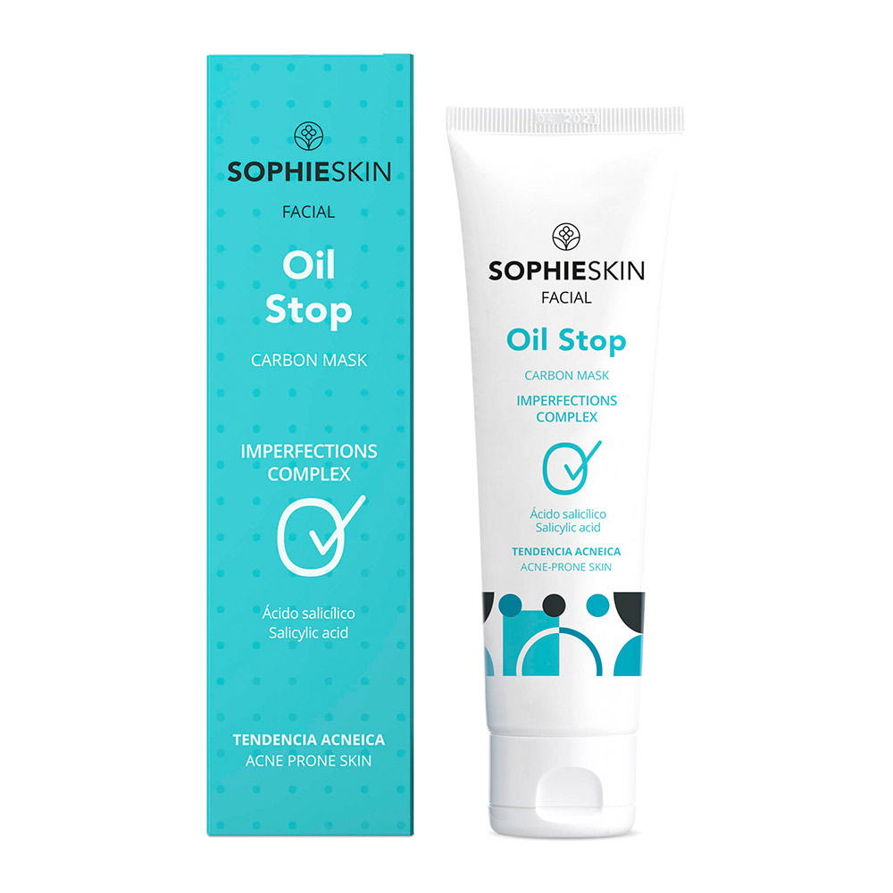 Masca pentru ten cu tendinta acneica Oil Stop, 75 ml, Sophieskin