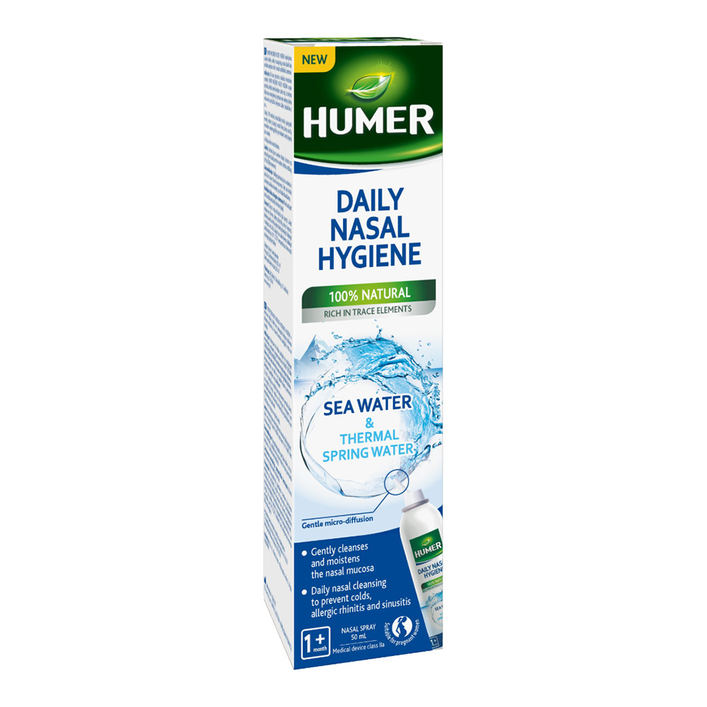 Spray nazal cu apa termala, 50 ml, Humer