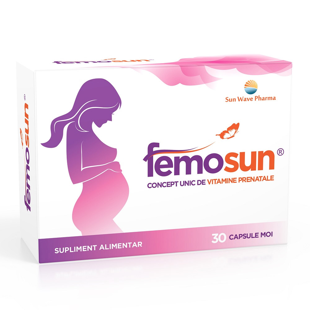 Femosun, 30 capsule, Sun Wave Pharma - Pret Avantajos | Minifarm