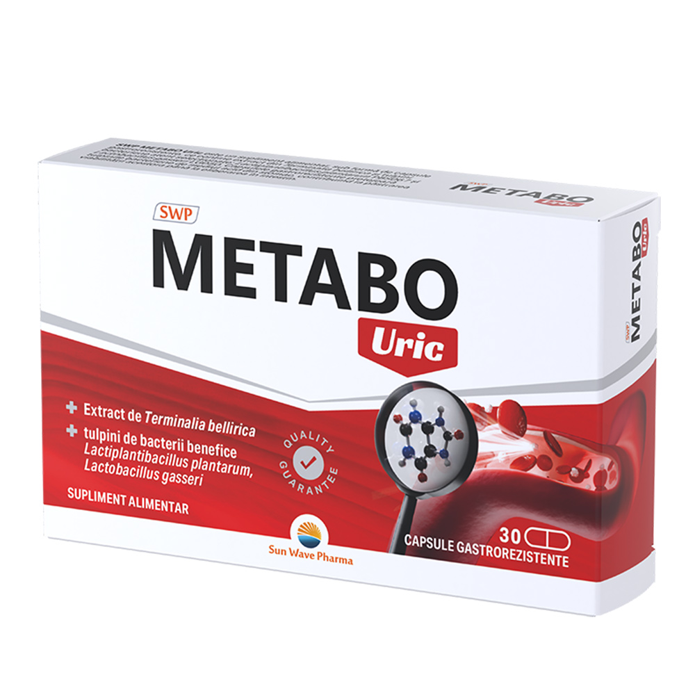 Metabo Uric, 30 capsule, Sun Wave Pharma