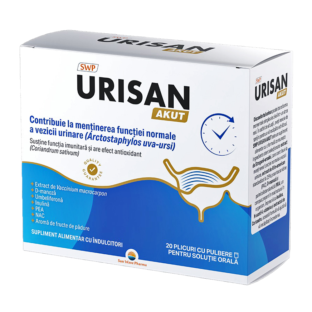 Urisan Akut, 20 plicuri, Sun Wave Pharma