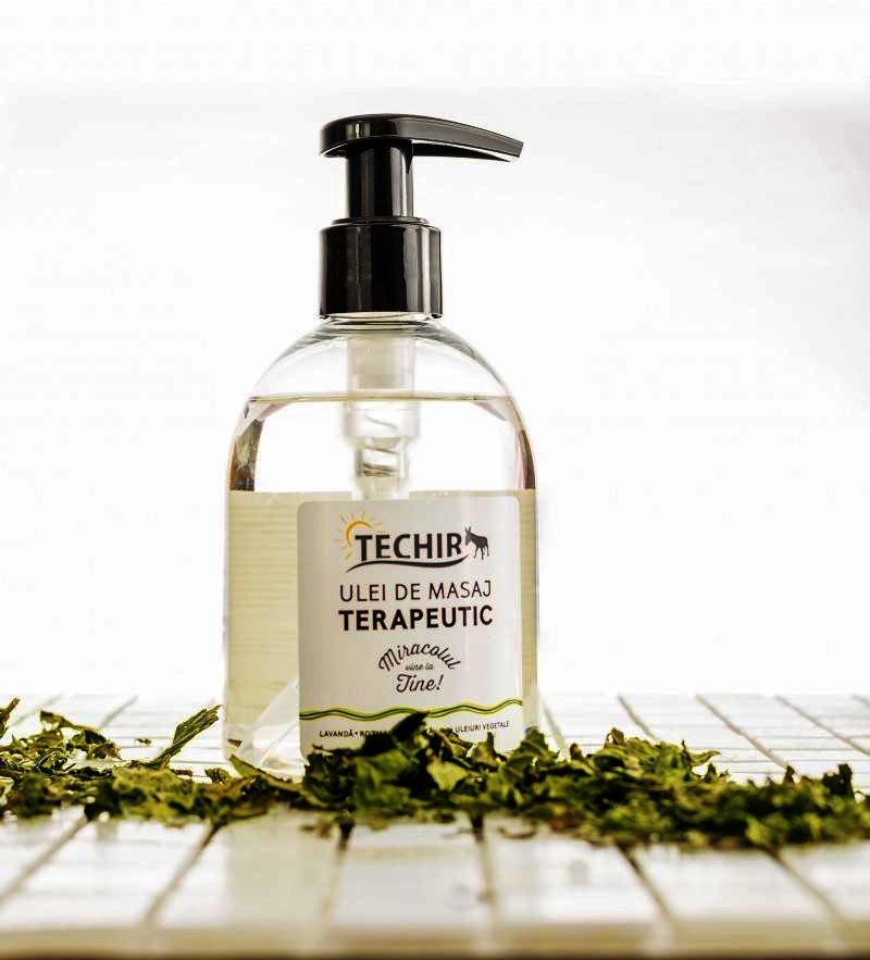 Ulei de masaj terapeutic, 250 ml, Techir