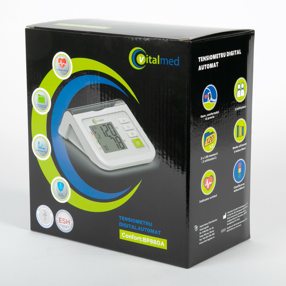 Tensiometru Brat Confort BP880A, VitalMed