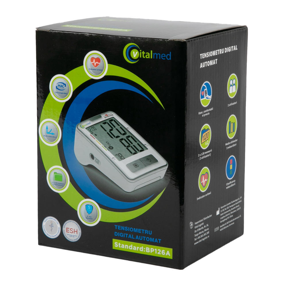 Tensiometru Brat Standard BP126A, VitalMed