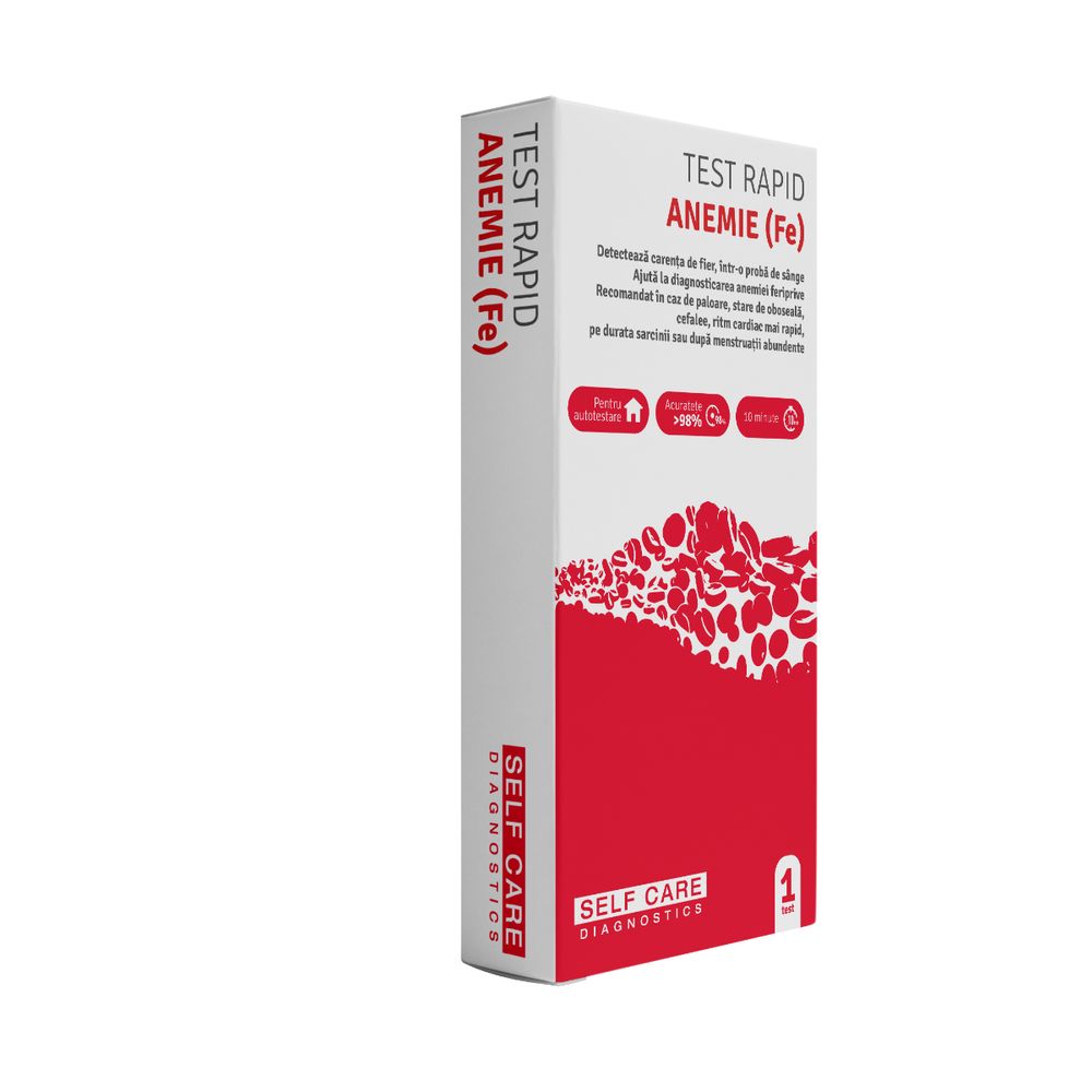 Test Rapid Anemie (Fe), 1 buc, Self Care