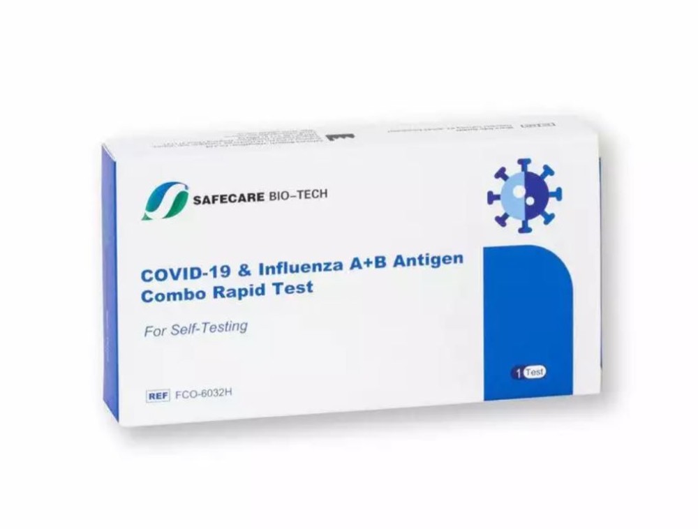 Test Rapid Combo Covid-19 Antigen si Influenza A+B (Nazal) x 1buc - Safecare
