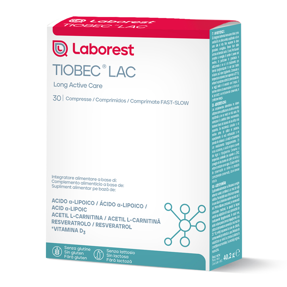 Tiobec Lac, 30 comprimate, Laborest Italia