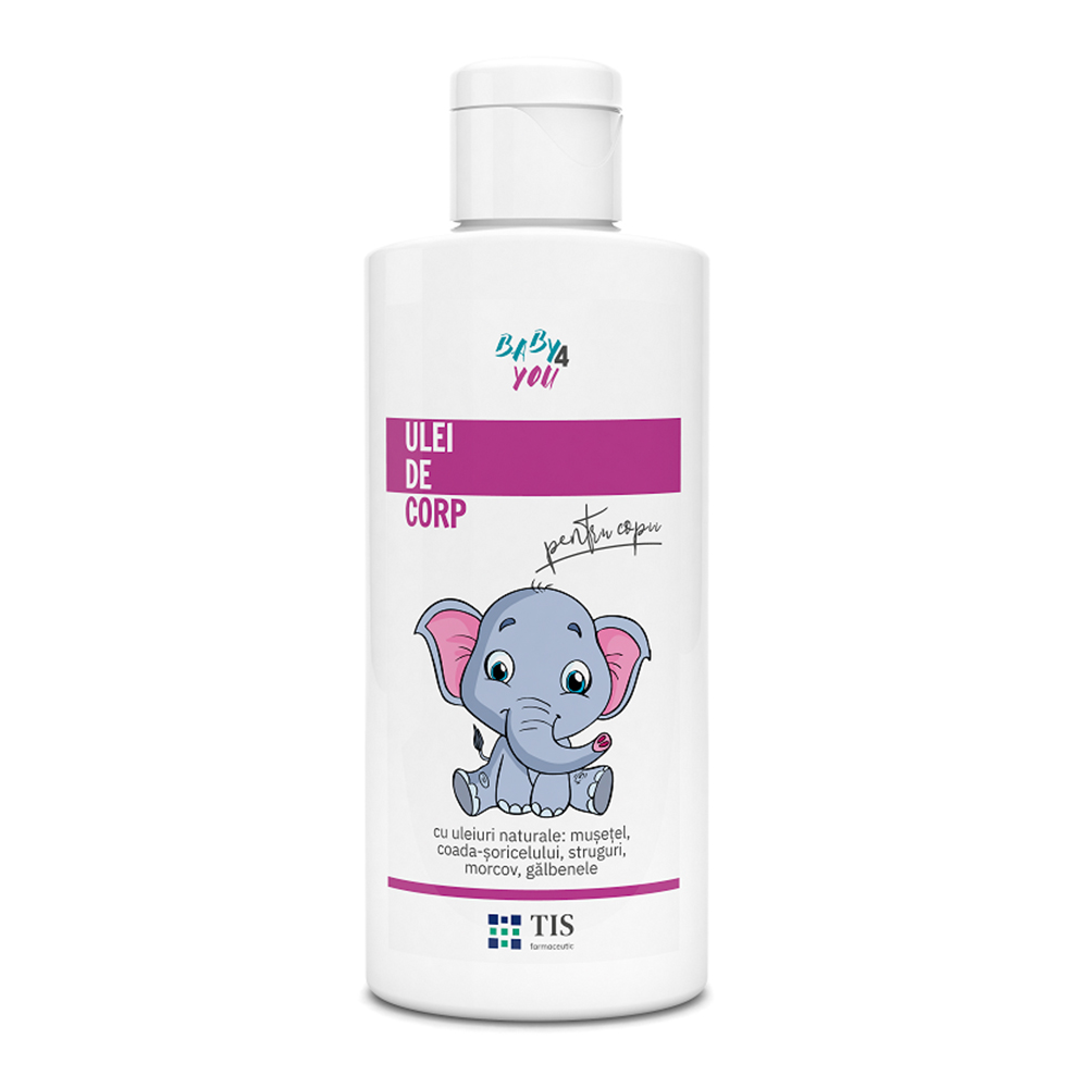 Ulei de corp pentru copii Baby 4 You, 100 ml, Tis Farmaceutic