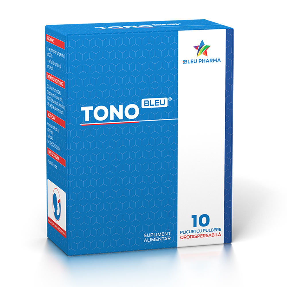 Tono Bleu, pulbere orodispersabila, 10 plicuri, Bleu Pharma