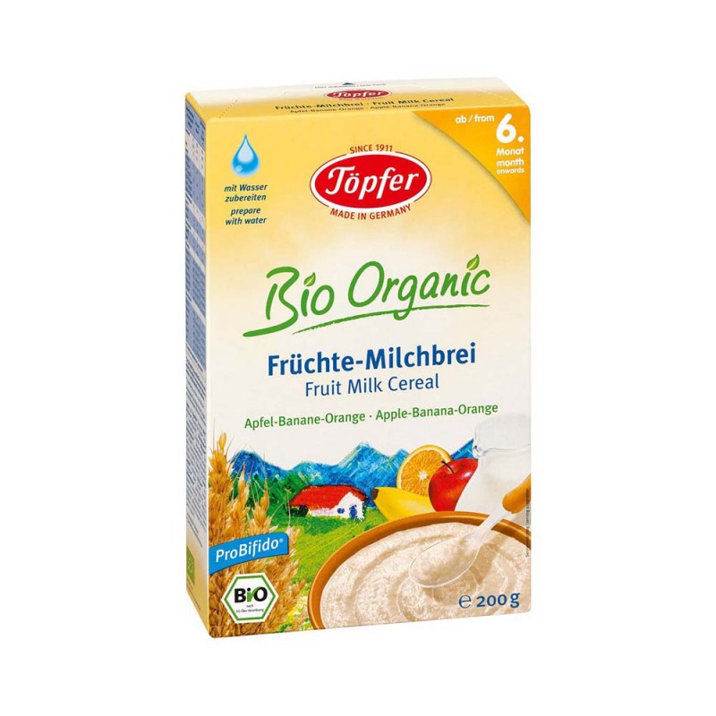 Cereale Gris cu Fructe +6luni, 200 g, Topfer