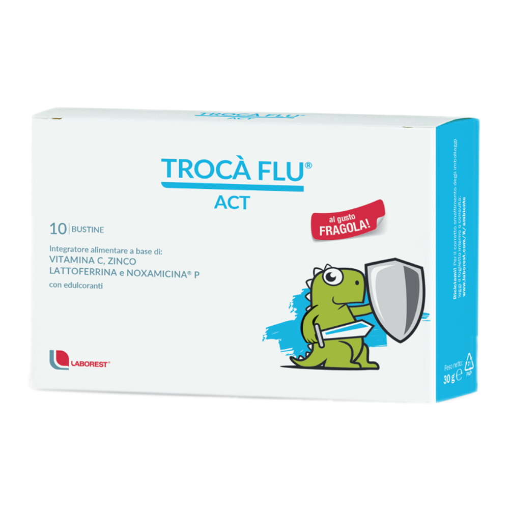 Troca Flu Act, 10 plicuri, Laborest